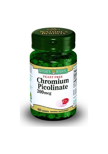 Nature's Bounty Chromium Picolinate 200 Mcg 100 Tablet