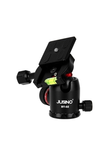 Jusino Bt-02 Profesyonel Tripod Kafası Aluminyum Siyah