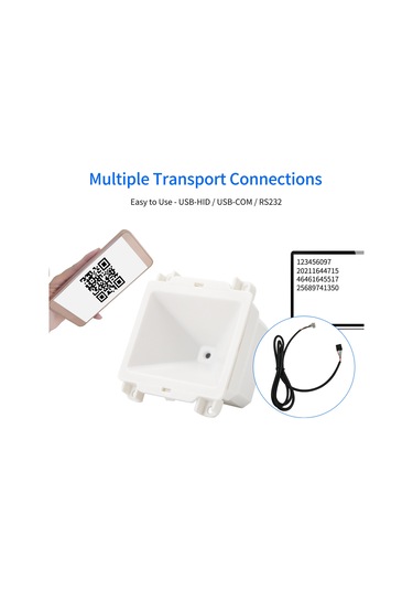 Lemestar Usb Bağlantılı 1d/2d Barkod Ve Qr Kod Okuyucu Modülü - Kapı Makinesi, Bilet Kontrol Ve Mobil Ödeme İçin