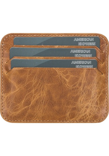 Toyigoo Toyigoo Pedro Slim Deri Kartlık V18 Taba