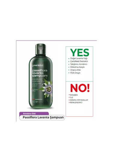 Greenlabel Passiflora Lavanta Şampuanı 400 ML
