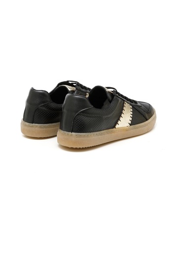 Sneaker Günlük Kadın Mar-25y-192-5100 John May Siyah-altın Siyah