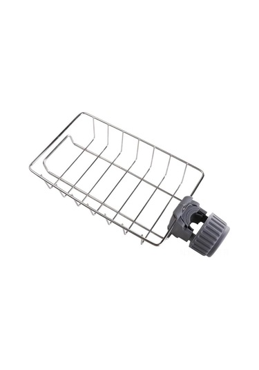 Tenfowee Tek Katlı 201 Paslanmaz Çelik Mutfak Musluk Rakusu, Havlu Çubuğu Ve Gizli Kanca İle, Su Akıtma Delikleriyle Hızlı Kurutma, 18-22mm Borular İçin Uyumlu Gümüş