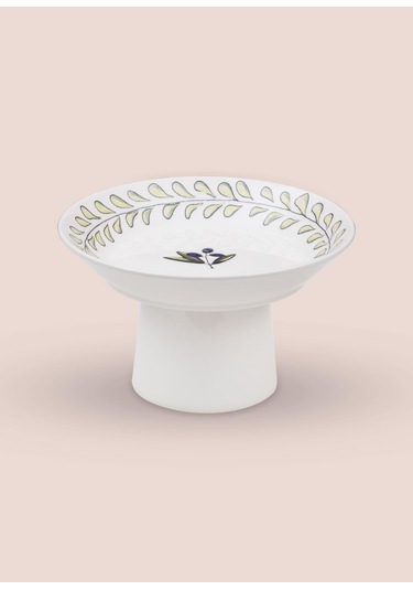 The Mia Olivos Ayaklı Servis Tabağı 20 Cm Çok Renkli