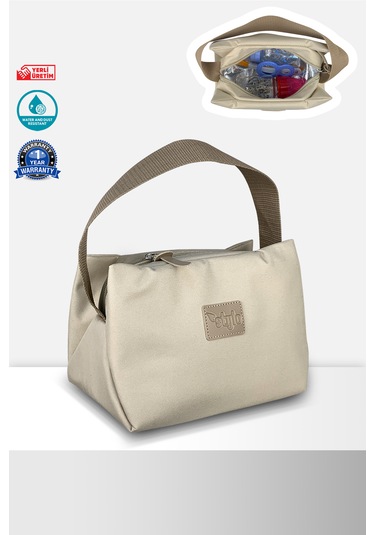 X Pro Termos Biberonluk El Çantası Beıge Bej