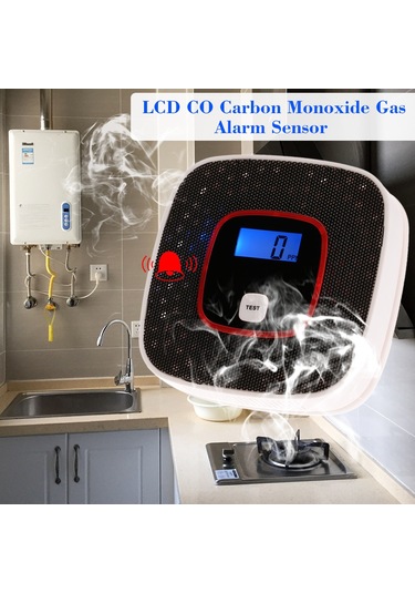 Lemestar Akıllı Sesli Uyarılı Karbonmonoksit Dedektörü - Elektrokimyasal Sensörlü, Pil İle Çalışan Piller Dahil Değil