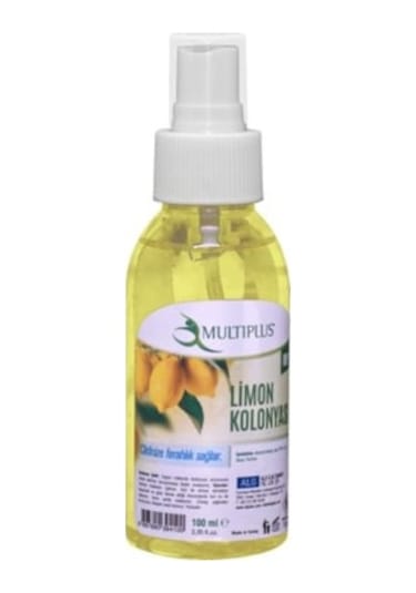Multiplus 80 Derece Limon Kolonyası Sprey 100 ML