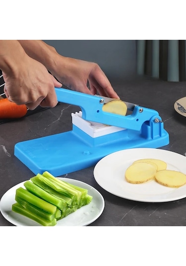 Honeybeeshop 1pc Manuel Gıda Dilme Makinesi Cutter Çok Amaçlı Kolay Kurulum Dondurulmuş Et Patates Muz Elma Ev Mutfağı İçin Ergonomik Sağlam Tasarım 1 Parça