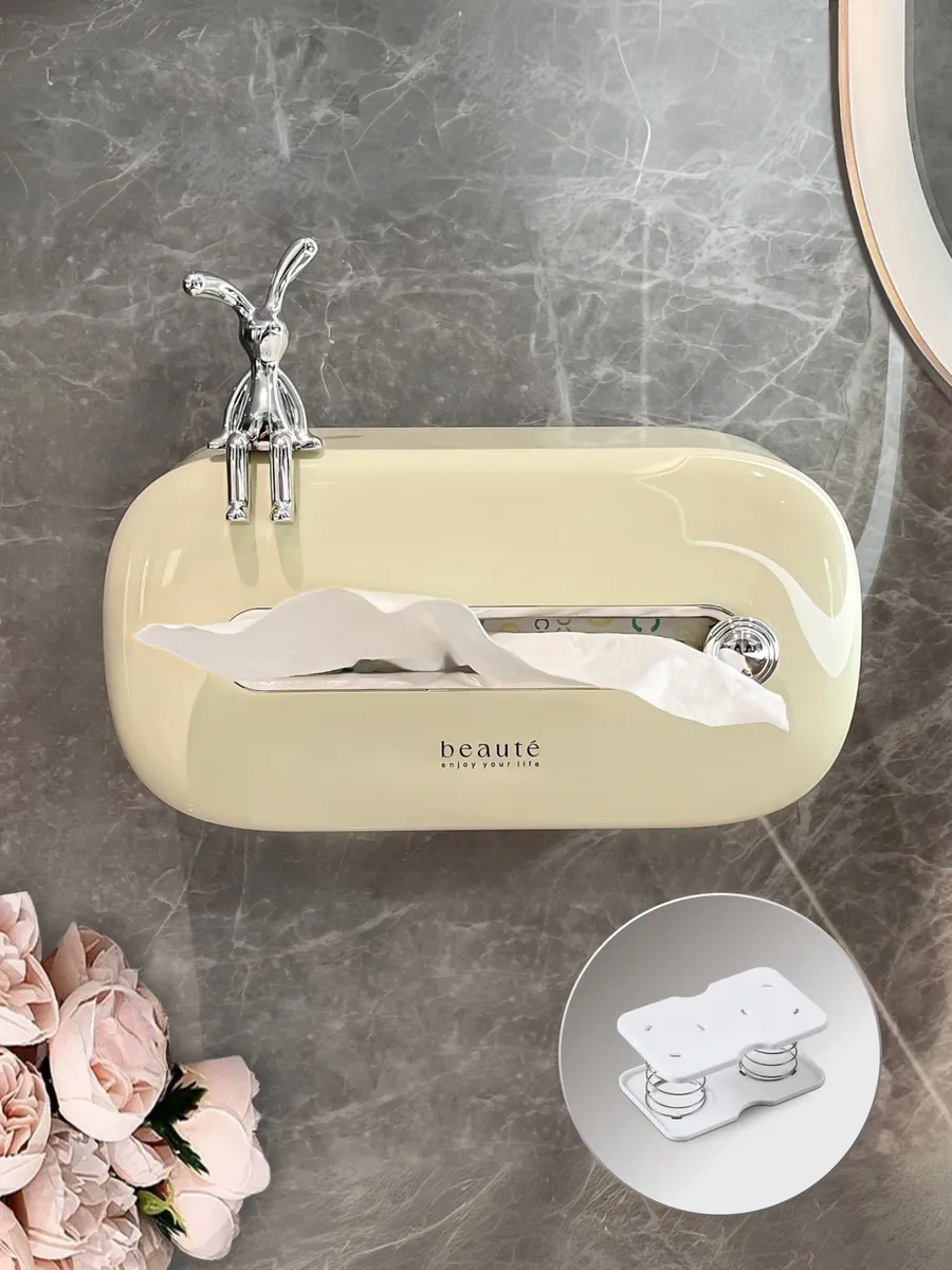 Topast Masaüstü Dekoratif Peçetelik 229684954 Bej