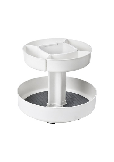 Suntek Pikap Lazy Susan Rack Servis Tepsisi Ekran Standı Gri