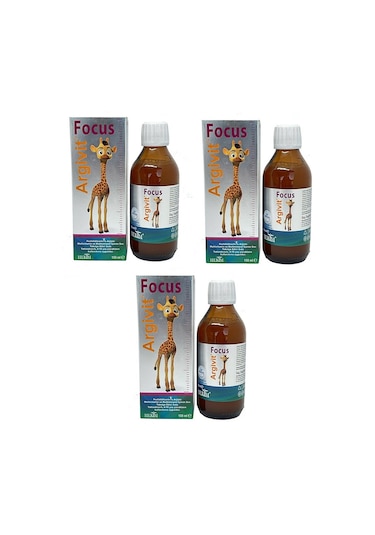 Argivit Focus Şurup 150 Ml 3 Adet