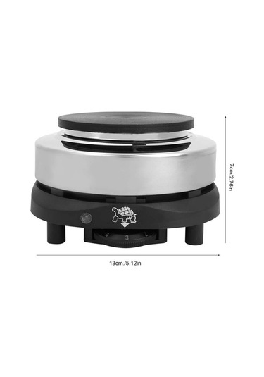 Jzcat Taşınabilir Elektrikli Tezgah Sobası Çay Kahve Mutfak Bej Altın - Gümüş