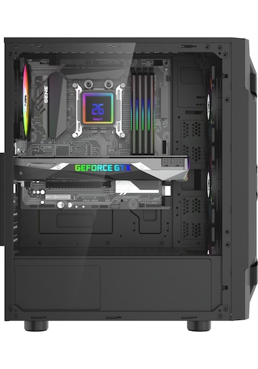 Vegax 4 Adet Rgb Fanlı Atx Tuştan Değişen Boş Bilgisayar Kasası