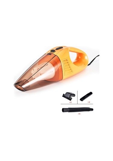 Cbtx  Evler / Ofisler İçin Taşınabilir El Tipi Elektrikli Süpürge Güçlü Emişli Araba Süpürgesi - Kablosuz / Turuncu