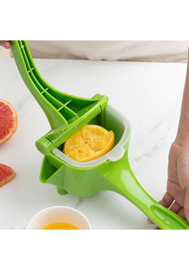 Wondernest Yeşil Taşınabilir Manuel Meyve Sıkacağı, Plastik Ev Lichen Zj Yeşil