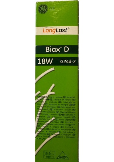 General Electric Biax D 18w 830 Sarı Işık 2 Pinli G24d-2 Duylu