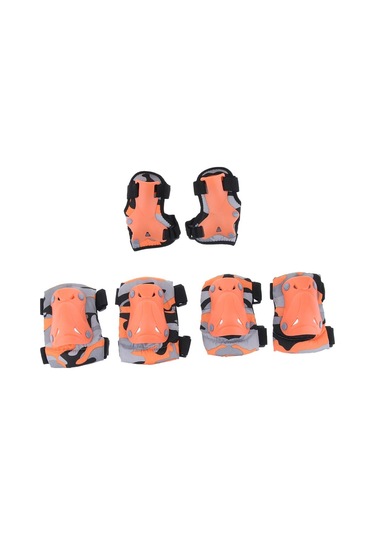 Suntek Çocuklar Çocuk Paten Scooter Koruyucu Dizlik Set Turuncu - L Turuncu
