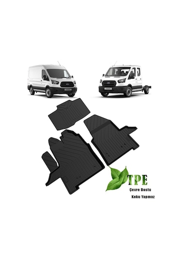 Ford Transit Havuzlu Paspas Siyah 2014 2015 2016 2017 2018 2019 2020 2021 2022 2023 2024
