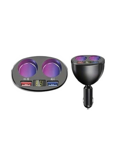 Trendooze 360 Derece Dönebilir 2usb Gaojunshop01 Çoklu Şarj Cihazı Telefon Ve Araç İçin