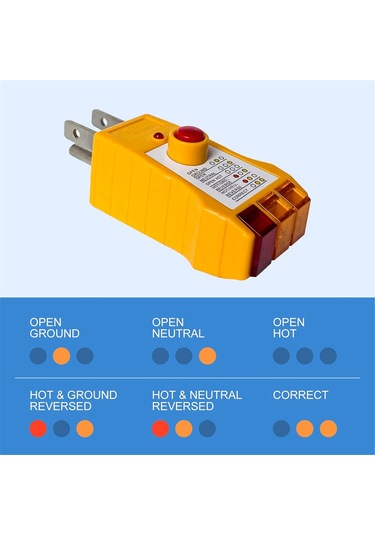 Xurunkeji Topraklama Ürünleri İçin Priz Test Cihazı, Gfcı'lı Priz Test Cihazı, Elektrik Prizi Test Cihazı, Fiş Test Cihazı, Usplug