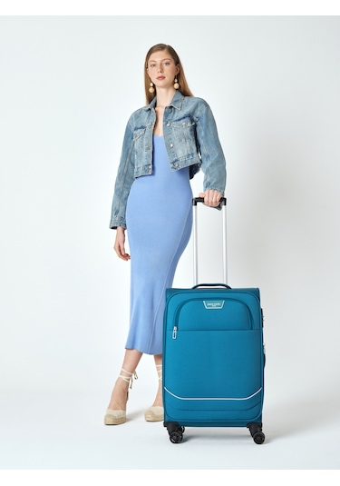 Pierre Cardin Unisex Orta Boy Valiz V.04pc7050-02-pt Petrol