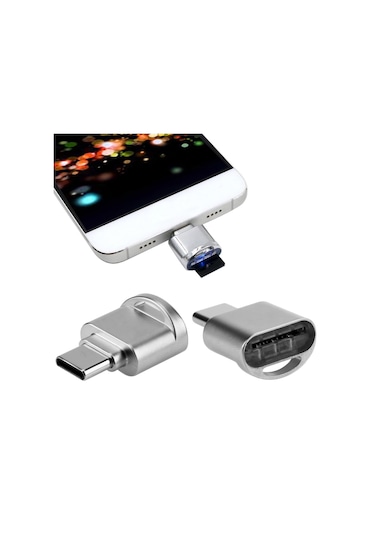 Lunatic 7744 Usb Type C 3.1 To Micro Sd Otg Hafıza Kartı Çevirici Dönüştürücü Adaptör