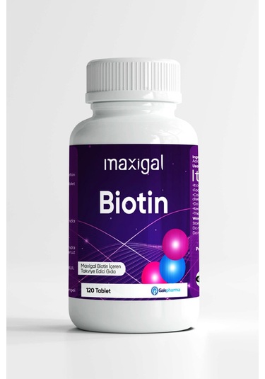 Maxigal Biotin Vitamin 5 Mg 120 Tablet