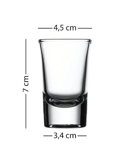 Rakle Fortuna 4'lü Shot Bardağı Seti 34 Cc