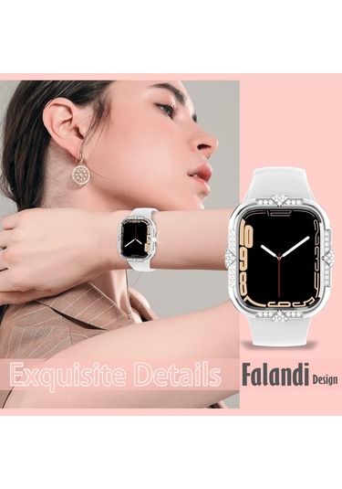 Apple Watch Ekran Koruyucu 10, 9, 8, 7, 6, 5, 4, Se Serileriyle Uyumlu 46/42/40/44/41/45mm Elmas Çizilmeye Dayanıklı Cam Hk