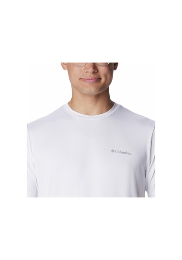 Columbia Ao5545 Tech Trail Crew Neck Iı Erkek T-shirt-29975 Beyaz