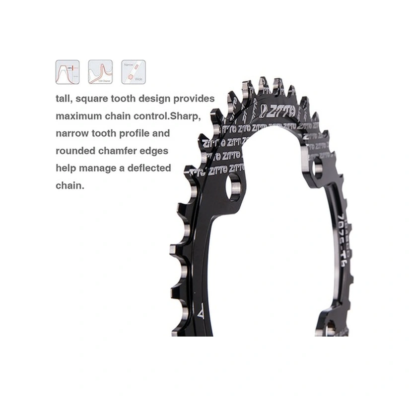 Fortunelane Ztto Alüminyum Cnc Bisiklet Dişlisi: 32t, 34t, 36t, Hafif Ve Dirençli