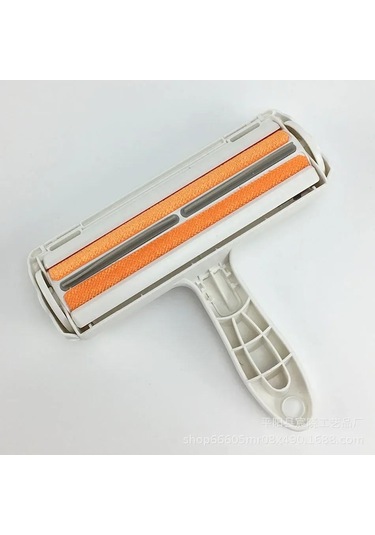 Evcil Hayvan Tüy Çıkarıcı Rulo - Kendi Kendini Temizleyen Tabanlı Köpek Ve Kedi Kürk Sökücü - Verimli Hayvan Tüy Alma Aracı - Mobilyalar İçin Mükemmel Turuncu