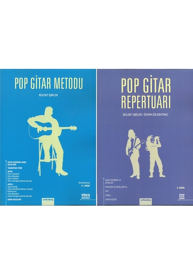 Pop Gitar Metodu-Repertuarı 2 Kitap Set - Bülent İşbilen