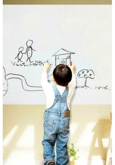 Petinka Silinebilir Kalemli Sticker Duvara Yapışabilen 60cmx200cm Yazı Tahtası