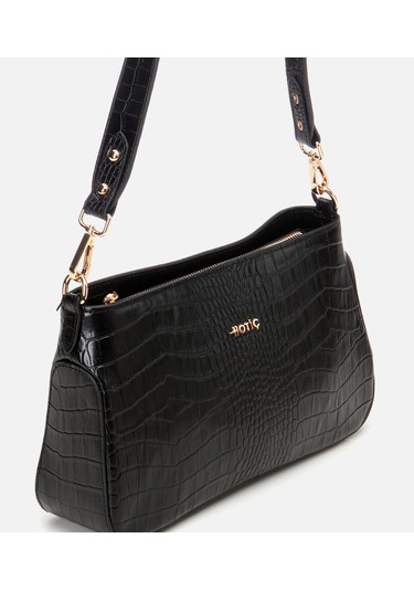 Hotiç Kadın Deri Siyah Omuz Çantası 03cah293410a100 Siyah