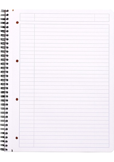 Rhodia Çizgili Defter Siyah Rd   193109 Siyah