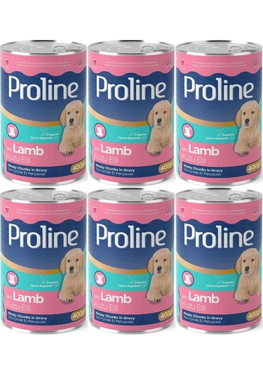 Pro Line Kuzu Etli Yavru Köpek Konservesi 6 x 400 G