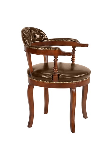 Majesta Classic Ahşap Sandalye Ceviz - Kahverengi