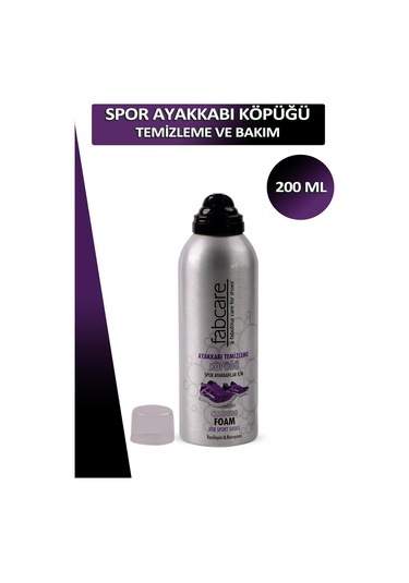 Bağcık + Fabcare Spor Ayakkabı Temizleme ve Bakım Köpüğü 200 ML Set