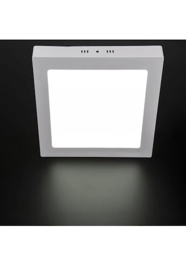 Cata Ct-5272 30w Panel Led Armatür Beyaz Kare Sıva Üstü Metal Kasa Beyaz Işık 6400k Beyaz