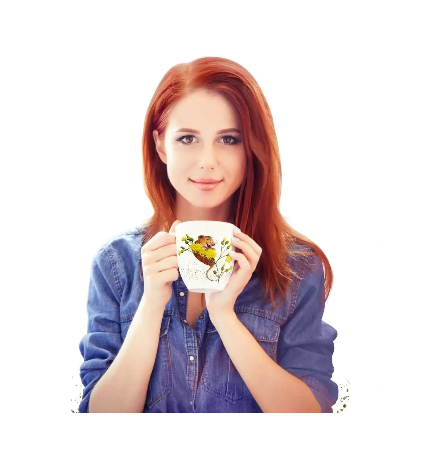 Priority. Porselen Çay Kupası. Küçük Zeki Fare 1 Adet 9672764 Gri