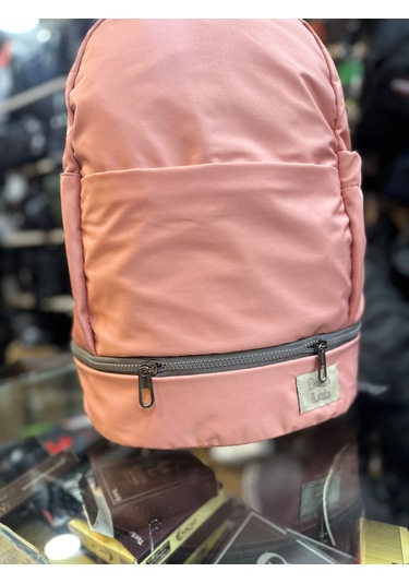 Bagslab Pembe Su Geçirmez Kumaş Sırt Çantası 1021 Pembe