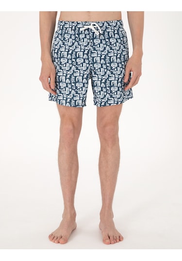 Pierre Cardin Erkek Lacivert Deniz Şortu 50307957-vr033 Lacivert