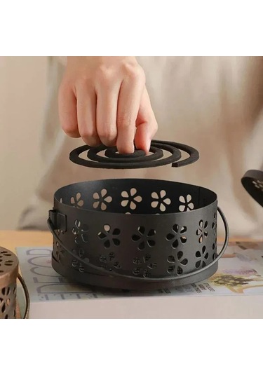 Xindoker Demir Sineklik Tütsü Tutucu, Bronz Renk, 1 Adet - Sivrisinek Savar Pratik Çözüm Altın