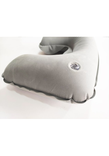 Replax Seyahat Boyun Yastığı Şişirilebilir Gri