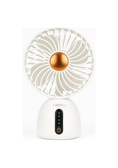 Hepu Hp-f07 Usb Şarjlı Sessiz Masaüstü Mini Fan 360 Ayarlanabilir Gövde