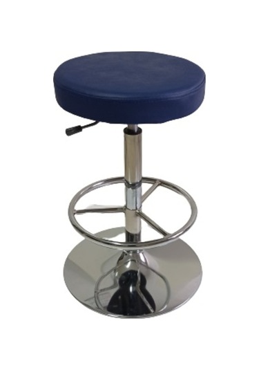 Bar Taburesi Lüks Krom Ayaklı Çemberli