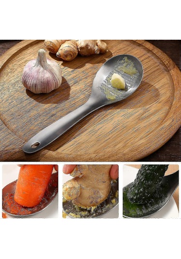 Adet Paslanmaz Çelik Öğütülmüş Zencefil Sarımsak Kırıcı Rende Değ Çok Renkli