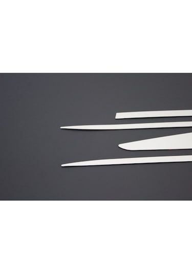 Renault Clio 4 Krom Yan Kapı Çıtası 4 Parça 2012 Sonrası