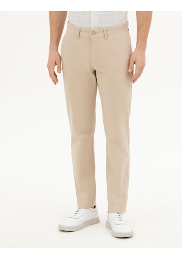 Pierre Cardin Erkek Bej Pantolon Kanvas-chino 50288510-vr011 Bej